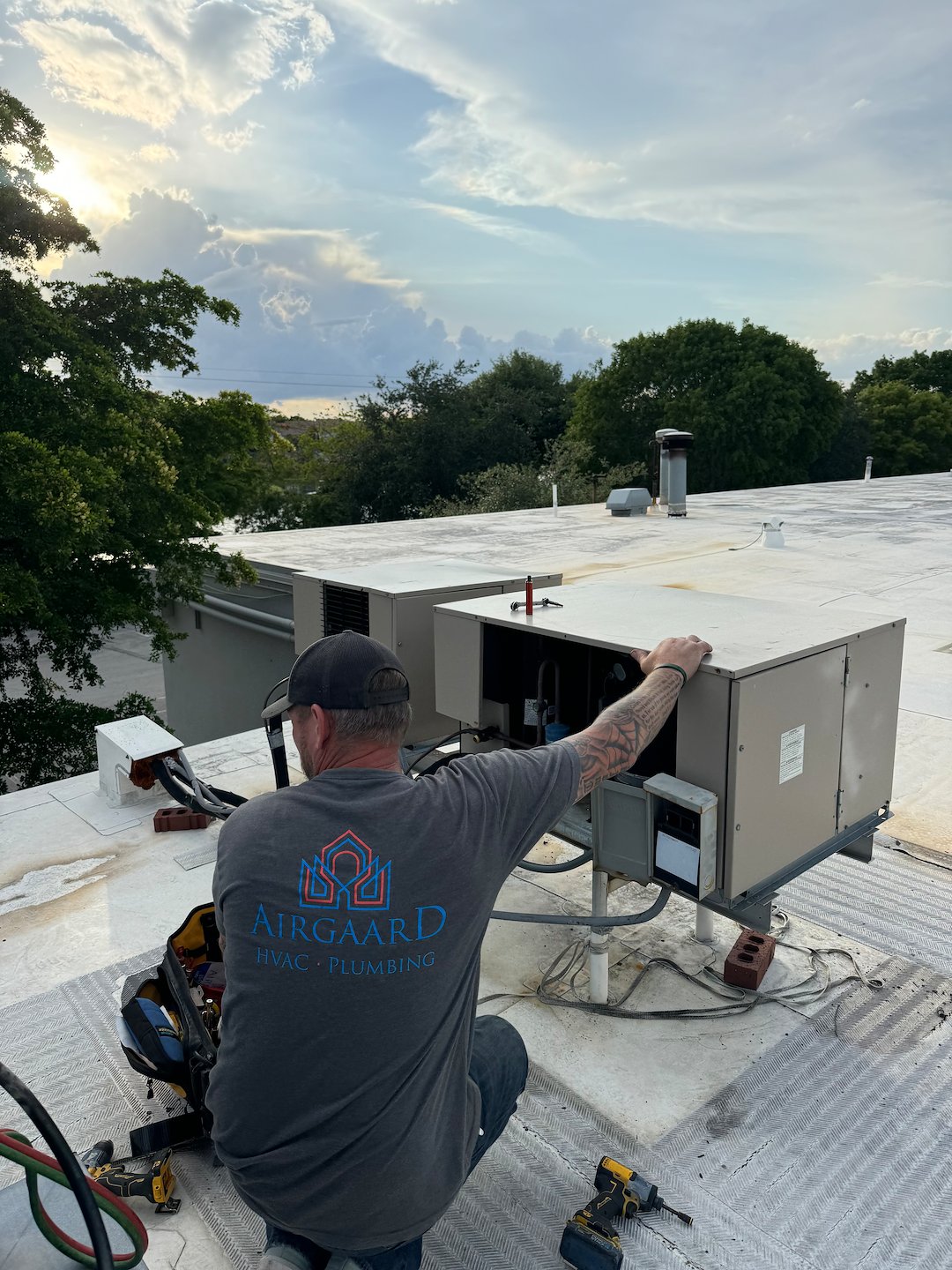Commercial AC installation in West Palm Beach