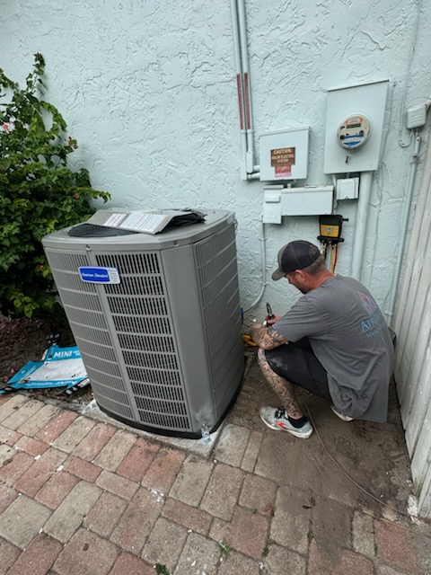 NEW HVAC unit replacement in Boca Raton